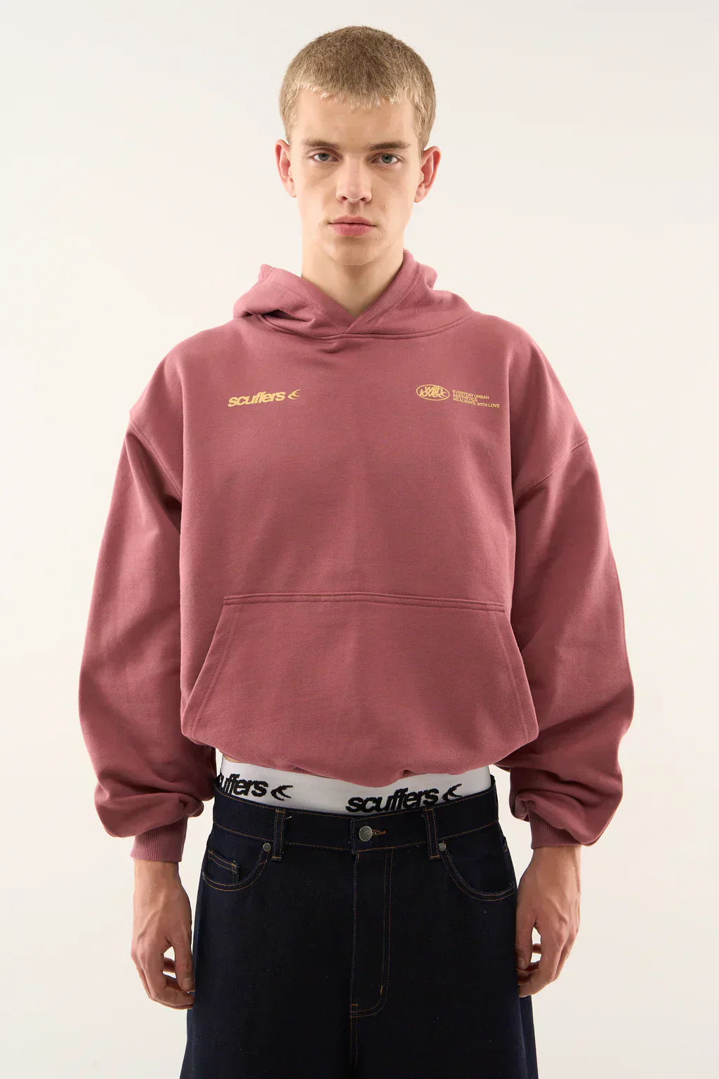 Sudadera con capucha estampada