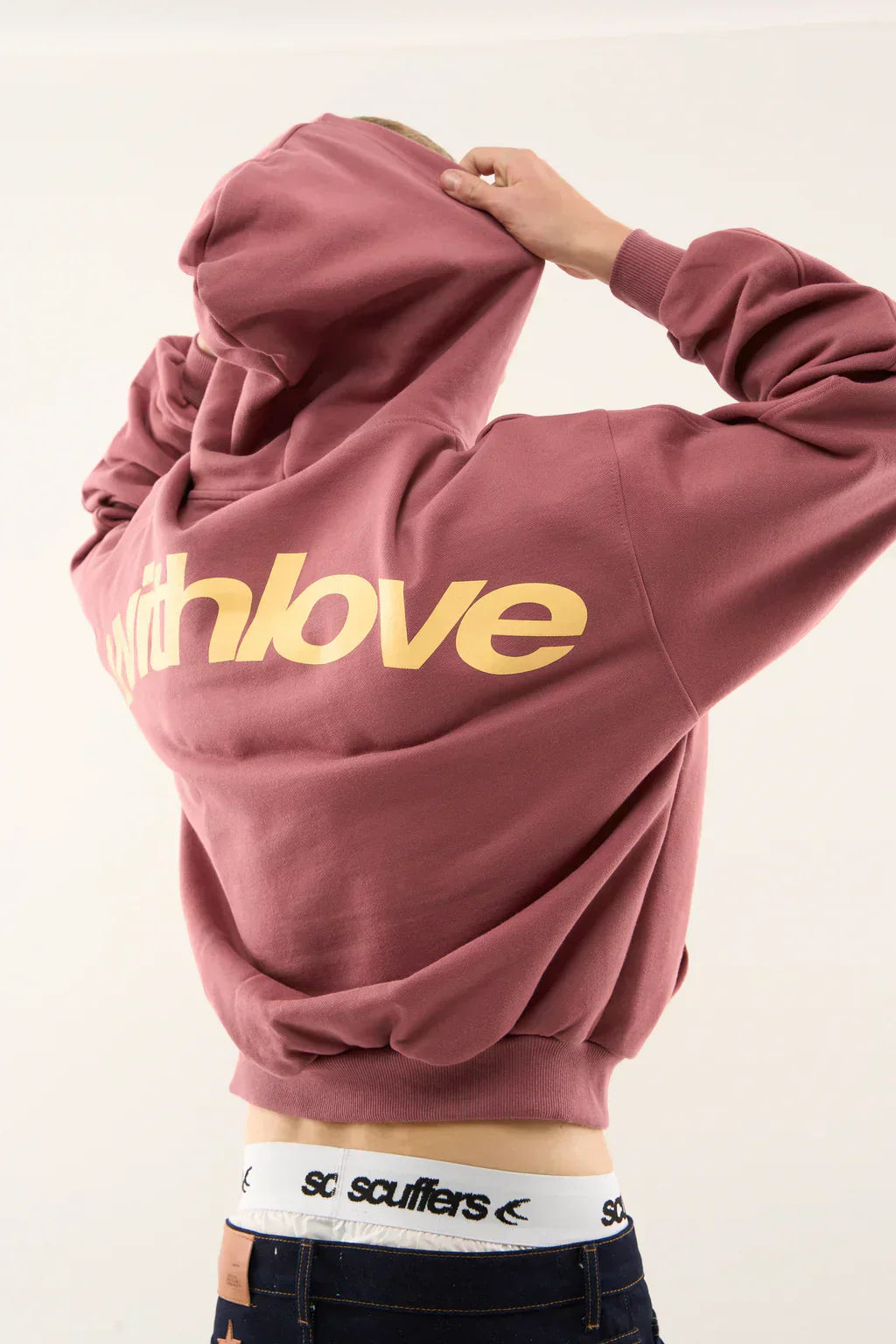 Sudadera con capucha estampada
