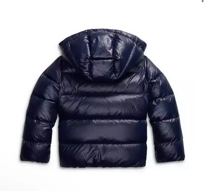 Chaqueta acolchada corta con capucha