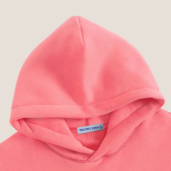 Conjunto de sudadera con capucha y pantalón baggy rosa