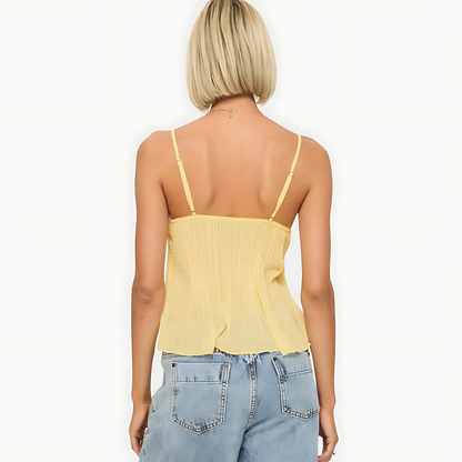 ROSELA pleat top