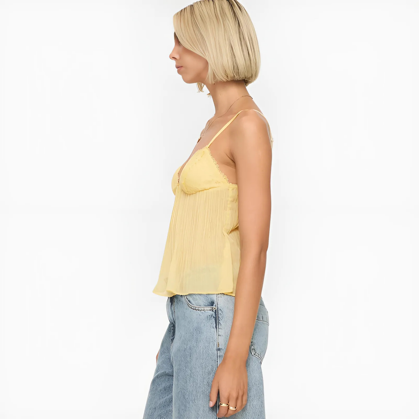 ROSELA pleat top