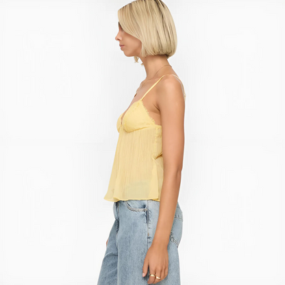 ROSELA pleat top