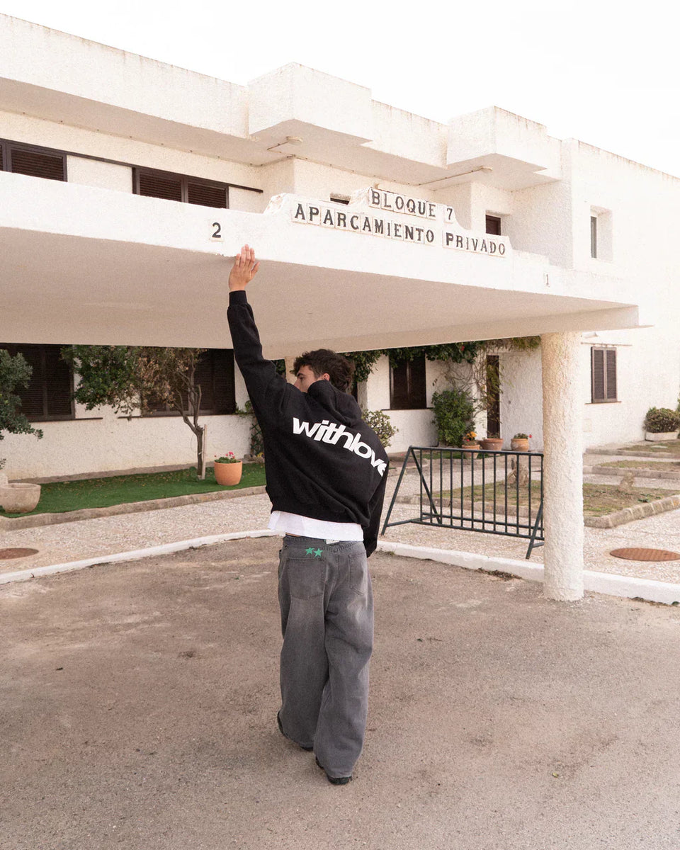 Sudadera con capucha estampada