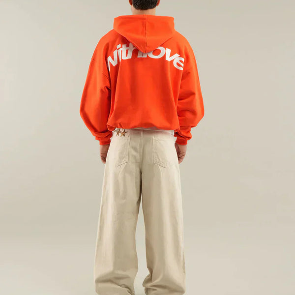 Sudadera con capucha estampada