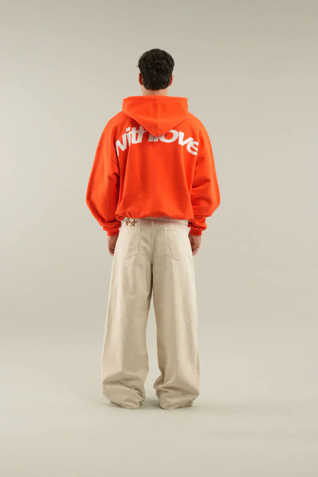 Sudadera con capucha estampada
