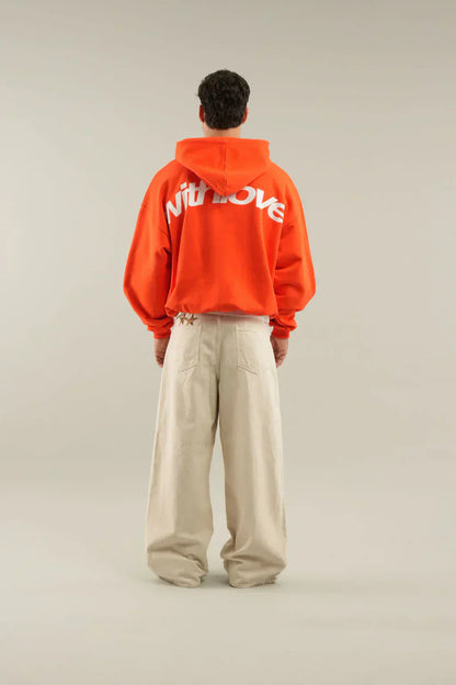 Sudadera con capucha estampada