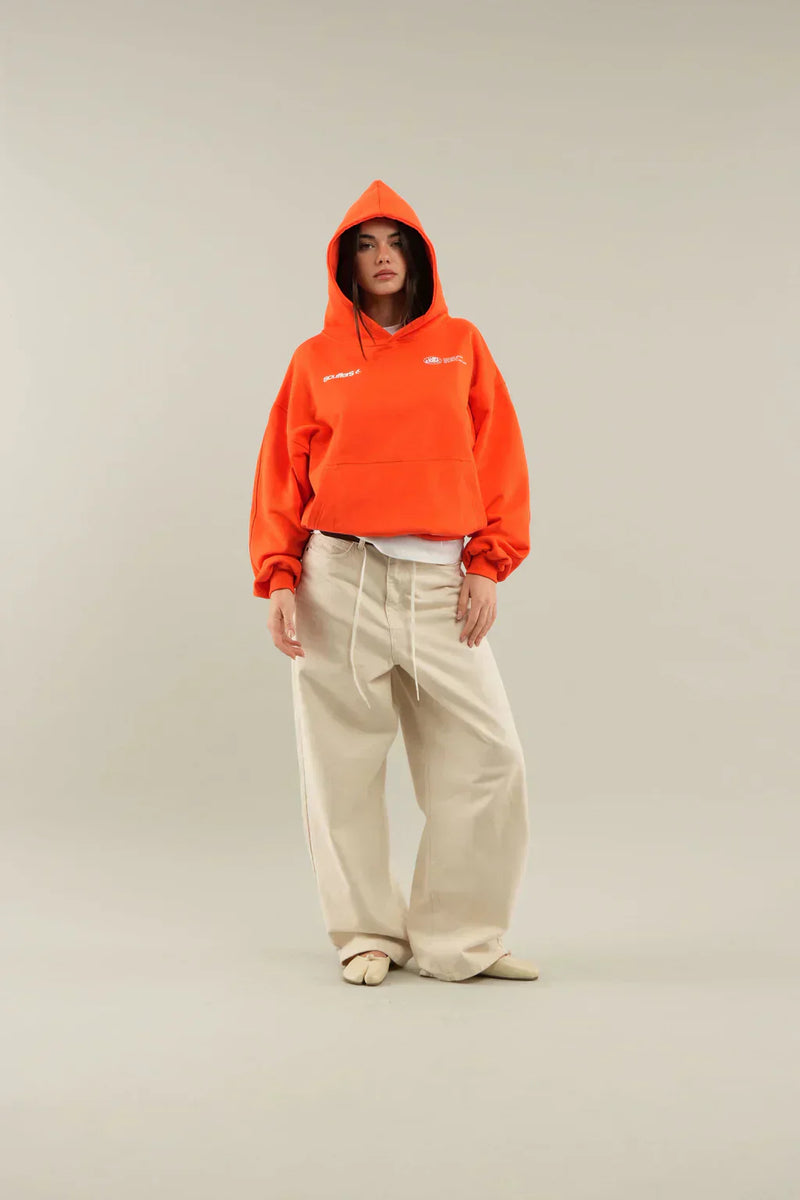 Sudadera con capucha estampada