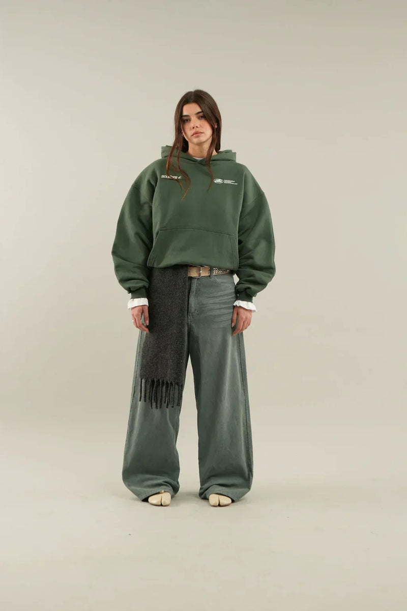 Sudadera con capucha estampada