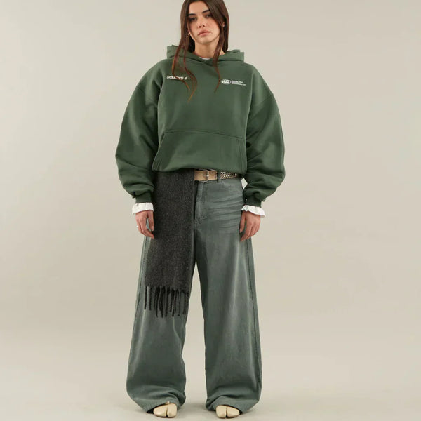 Sudadera con capucha estampada