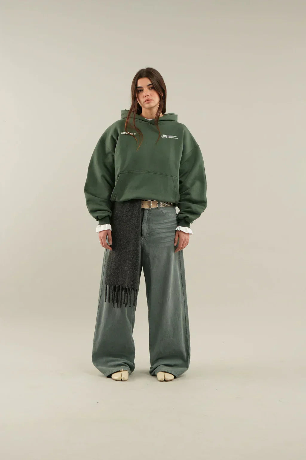 Sudadera con capucha estampada