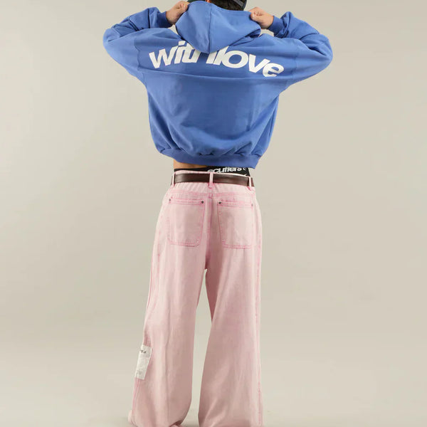 Sudadera con capucha estampada