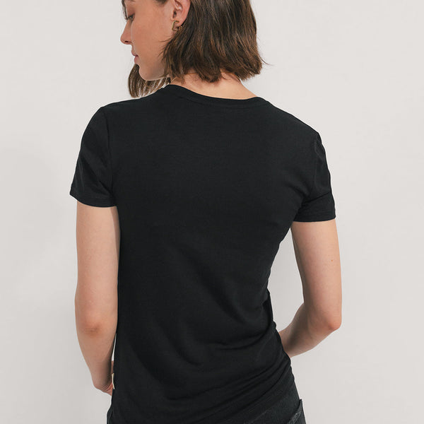 Camiseta ajustada de manga corta