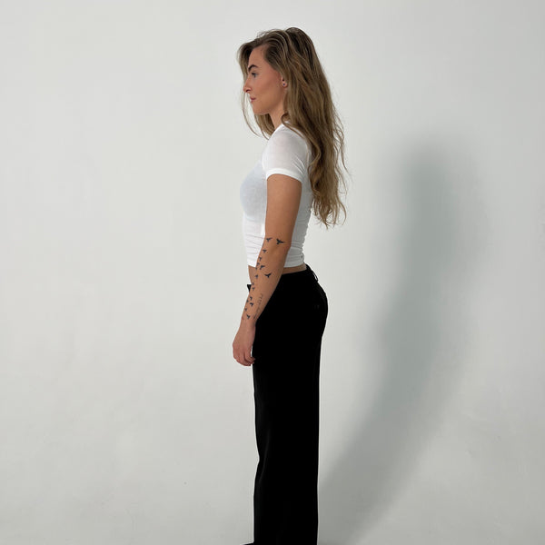 pantalón de sastre de tiro bajo