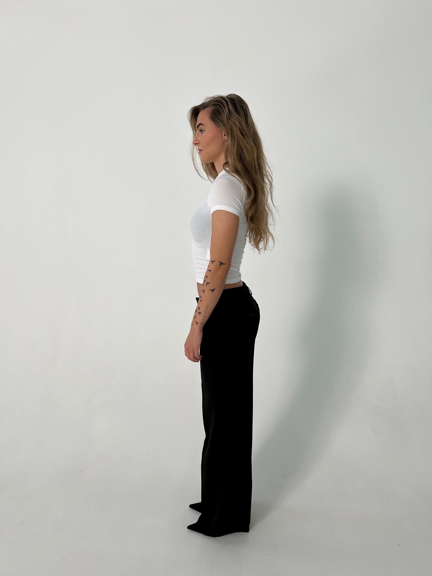 pantalón de sastre de tiro bajo