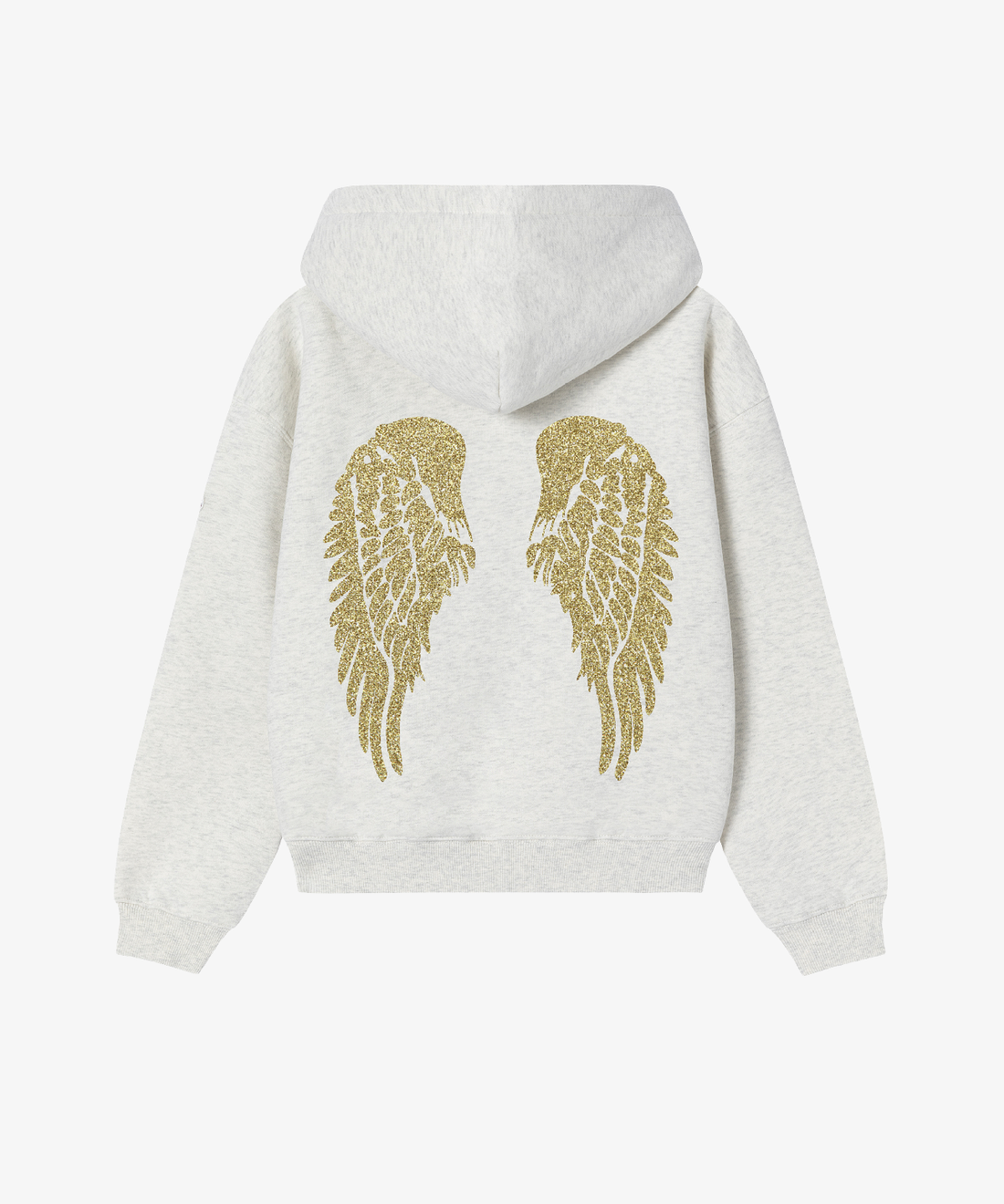Sudadera con Capucha Alas Doradas