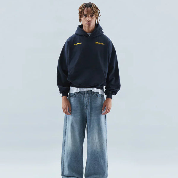 Sudadera con capucha estampada