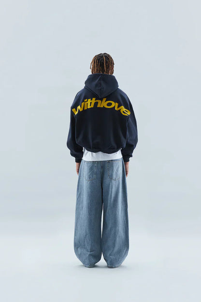 Sudadera con capucha estampada