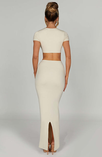Crop top ajustado