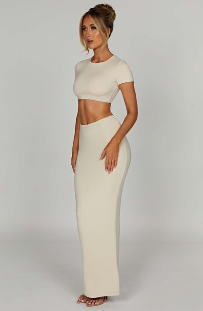 Crop top ajustado