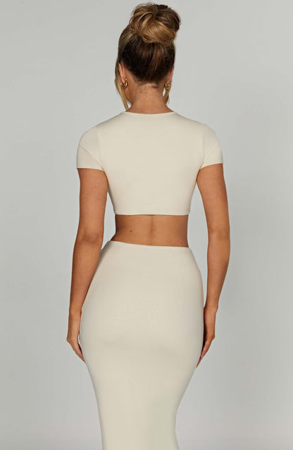 Crop top ajustado