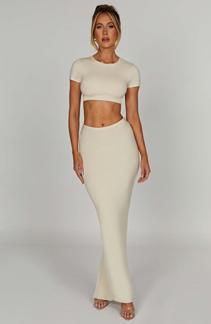 Crop top ajustado